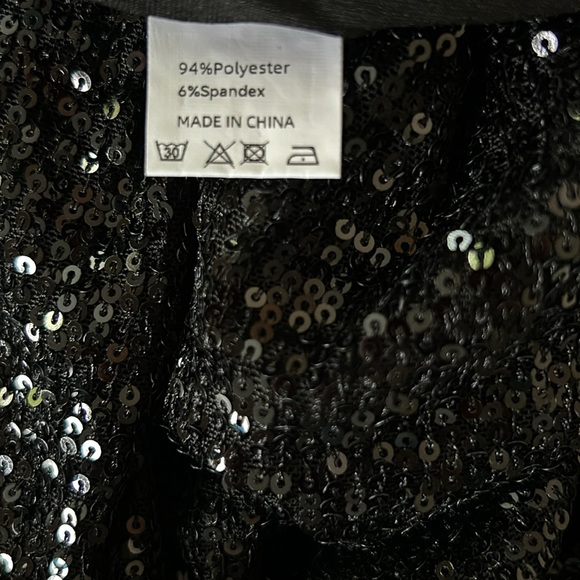 Black sequence dress - Picture 6 of 7